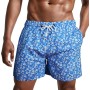Danfiki Traje de Baño Hombre Shorts de Secado Rápido Bañador Corto para Playa Navegar Forro de Malla Color Degradado