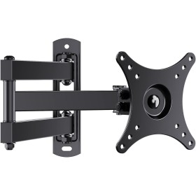Perlegear Soporte TV Pared de 10-32 Pulgadas, Soporte TV de hasta 20kg, Soporte Monitor Pared Puede Inclinarse, Girarse,