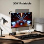 Perlegear Soporte TV Pared de 10-32 Pulgadas, Soporte TV de hasta 20kg, Soporte Monitor Pared Puede Inclinarse, Girarse,