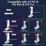 Gerbala Soporte PS5 para Playstation 5 Pro, Slim & Standard, Soporte Vertical PS5 con Cargador Mando y Ventilador de 3