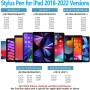 Lapiz para Tablet, Lapiz Tactil con Alta Precisión y Sensibilidad de Inclinación, Stylus Pen para Samsung, Lenovo, Mi, Huawei y