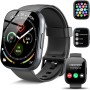 Reloj Inteligente Hombre Mujer, 1.95" Smartwatch con Llamadas Bluetooth, 110+ Modos Deportivos Pulsera con HD Pantalla Táctil,