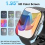 Reloj Inteligente Hombre Mujer, 1.95" Smartwatch con Llamadas Bluetooth, 110+ Modos Deportivos Pulsera con HD Pantalla Táctil,