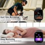 Reloj Inteligente Hombre Mujer, 1.95" Smartwatch con Llamadas Bluetooth, 110+ Modos Deportivos Pulsera con HD Pantalla Táctil,