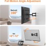 GRIFEMA GB1008-1 Soporte TV Pared para 13-32" Giratorio Inclinable y Extensible, Universal Soporte Monitor Pared, Carga hasta