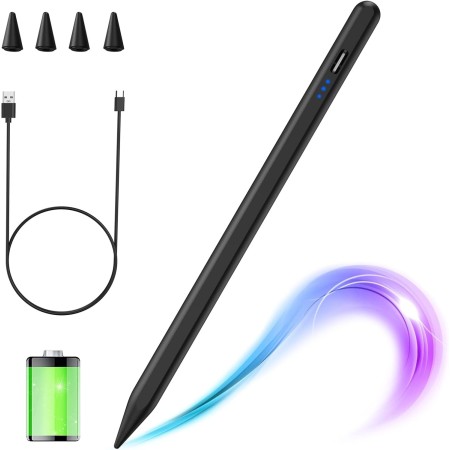 Lápiz para iPad 10ª/9ª/8ª/7ª Gen/iPad Pro 12.9/11''/iPad Air 5ª/4ª/3ª Gen/iPad Mini 6ª/5ª Gen 2018-2022, iPad Pen con 4 Puntas