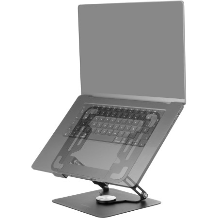 Mars Gaming MA-RST, Soporte para Tablet y Convertibles 2en1 hasta 13", Giratorio 360º + Ajustable en Altura y Ángulo 180º,