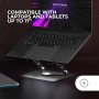 Mars Gaming MA-RST, Soporte para Tablet y Convertibles 2en1 hasta 13", Giratorio 360º + Ajustable en Altura y Ángulo 180º,