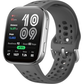 Amazfit Bip 6 Reloj inteligente 46 mm, batería de 14 días, pantalla AMOLED 1,97", GPS, mapas, IA, llamadas y mensajes de texto