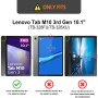 Gerutek Funda Anticaída para Lenovo Tab M10 HD (3ª Gen) 2022, 10,1 Pulgadas, TB-328FU/328XU, Carcasa Rugosa con Soporte