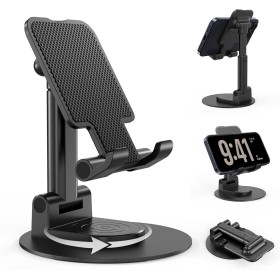BHHB Soporte Móvil, suporte telemovel Mesa Ajustable Soporte Móvil Mesa para Teléfono para iPhone 14/13 /12 /X / 8 Plus, iPad