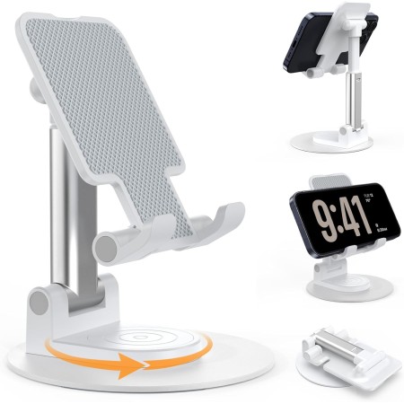 BHHB Soporte Móvil, suporte telemovel Mesa Ajustable Soporte Móvil Mesa para Teléfono para iPhone 14/13 /12 /X / 8 Plus, iPad