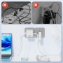Cubo Enchufe 7 en 1，Ladron Enchufes Múltiple con 2 Europea y 1 Toma Schuko CA Regleta con 4 USB, Cubo Enchufe Multiple Pared con