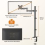 Bracwiser Soporte para Monitor para Pantalla LED LCD de 13-32 Pulgadas, Altura Ajustable, VESA 75/100 mm, 2 Opciones de Montaje,