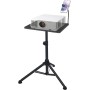 GLEAM Soporte para Proyector Soporte Más Fuerte Bandeja Grande 39 cm x 29 cm Altura de 60 cm a 100 cm para Laptops, Proyector,