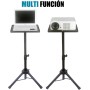 GLEAM Soporte para Proyector Soporte Más Fuerte Bandeja Grande 39 cm x 29 cm Altura de 60 cm a 100 cm para Laptops, Proyector,