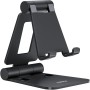Nulaxy Soporte Móvil Mesa Plegable, Soporte Teléfono Mesa, Soporte Dock Base Escritorio para Teléfono Compatible con iPhone 15