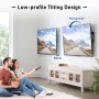 BONTEC Soporte TV Pared para Pantallas de 26-65 Pulgadas TV Planos Curvos LCD/LED/OLED, Inclinable para TV de hasta 55 kg, Máx