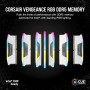 Corsair VENGEANCE RGB DDR5 32GB (2x16GB) 6200Mhz C36 Memoria per Desktop (Regulación de Voltaje a Bordo, perfiles XMP 3.0,