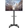 BONTEC Soporte TV Ruedas para TVs 23 a 60 Pulgadas de LED, LCD, OLED Planos y Curvos, Soporte TV Móvil con Inclinables y Estante