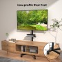 BONTEC Soporte TV Ruedas para TVs 23 a 60 Pulgadas de LED, LCD, OLED Planos y Curvos, Soporte TV Móvil con Inclinables y Estante