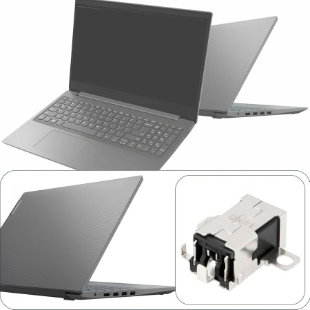 Be In Your Mind 1x Conector de Puerto de Carga de CC para Computadora Portátil Pieza de Repuesto Puerto de Carga Compatible con