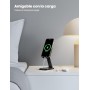 Lamicall Soporte Móvil Mesa, Soporte Teléfono Plegable - Base Móvil Escritorio Ajustable, Soporte Universal para iPhone 16/15