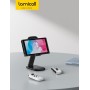 Lamicall Soporte Móvil Mesa, Soporte Teléfono Plegable - Base Móvil Escritorio Ajustable, Soporte Universal para iPhone 16/15