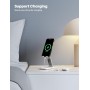 Lamicall Soporte Móvil Mesa, Soporte Teléfono Plegable - Base Móvil Escritorio Ajustable, Soporte Universal para iPhone 16/15