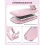 Lamicall Soporte Móvil Mesa, Soporte Teléfono Plegable - Base Móvil Escritorio Ajustable, Soporte Universal para iPhone 16/15