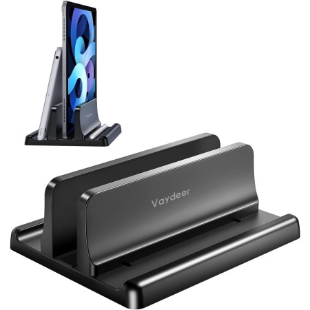 VAYDEER Soporte portatil, Ajustable Vertical Soporte para portatil, Soporte portátil 3 en 1 Que Ahorra Espacio Compatible para