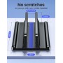 VAYDEER Soporte portatil, Ajustable Vertical Soporte para portatil, Soporte portátil 3 en 1 Que Ahorra Espacio Compatible para