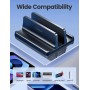 VAYDEER Soporte portatil, Ajustable Vertical Soporte para portatil, Soporte portátil 3 en 1 Que Ahorra Espacio Compatible para
