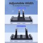 VAYDEER Soporte portatil, Ajustable Vertical Soporte para portatil, Soporte portátil 3 en 1 Que Ahorra Espacio Compatible para