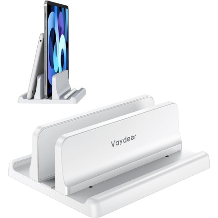 VAYDEER Soporte portatil, Ajustable Vertical Soporte para portatil, Soporte portátil 3 en 1 Que Ahorra Espacio Compatible para