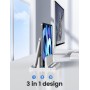VAYDEER Soporte portatil, Ajustable Vertical Soporte para portatil, Soporte portátil 3 en 1 Que Ahorra Espacio Compatible para