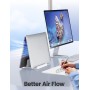 VAYDEER Soporte portatil, Ajustable Vertical Soporte para portatil, Soporte portátil 3 en 1 Que Ahorra Espacio Compatible para