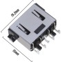 Create Idea 2 Puertos de Carga CC compatibles con Lenovo Legion Y530 Y530P Y540-15IRH Y540P Y545 Y7000 Accesorios de Metal