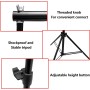 Relota Soporte de Fondo para Fotografía 200 cm x 300 cm, Ajustable Profesional Sistema de Soporte con 10 Abrazaderas de Resorte