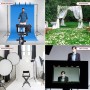 Relota Soporte de Fondo para Fotografía 200 cm x 300 cm, Ajustable Profesional Sistema de Soporte con 10 Abrazaderas de Resorte