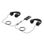 deleyCON 0,20m Trinquetes de Audio Y Divisor Cable Cable Adaptador Y AUX Enchufe de 3,5mm al Enchufe de 2X 3,5mm - Jack Estéreo