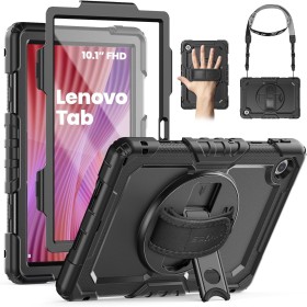 SEYMAC Funda para Lenovo Tab 2025 10.1 Pulgadas (TB-311FU/TB-311XU), Funda para Lenovo Tablet a Prueba de Golpes con Protector