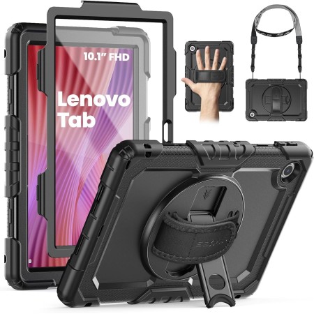 SEYMAC Funda para Lenovo Tab 2025 10.1 Pulgadas (TB-311FU/TB-311XU), Funda para Lenovo Tablet a Prueba de Golpes con Protector