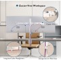 BONTEC Soporte Monitor Doble para Monitor 13-27 Pulgadas LED/LCD, Soporte 2 Monitores Peso Máximo 10KG de Cada Brazo, Giro de