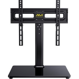 Soporte Giratorio para TV Sobremesa Universal para TV de LCD LED OLED de 32-55 Pulgadas - Soporte Pie TV de Altura Ajustable,