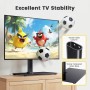 Soporte Giratorio para TV Sobremesa Universal para TV de LCD LED OLED de 32-55 Pulgadas - Soporte Pie TV de Altura Ajustable,