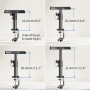 suptek Soporte Altavoces Pie, Soporte Altavoz Universal para Barra de Sonido de Ordenador y Altavoces de Estantería, Giratorio &