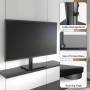 XINLEI Soporte TV Pie para Pantallas de 17-43 Pulgadas LED/LCD/OLED/Plasma/Curva, Altura Ajustable Soporte Pie TV Universal con