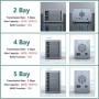 Yottamaster-carcasa SATA HDD SSD de 2,5 pulgadas, caja externa para di