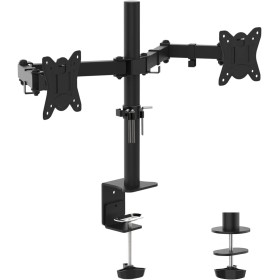 GRIFEMA GB2001-2 Soporte de Monitor Doble para Pantalla de Computadora de 13-32 Pulgadas, Altura Ajustable, VESA 75x75/100x100,